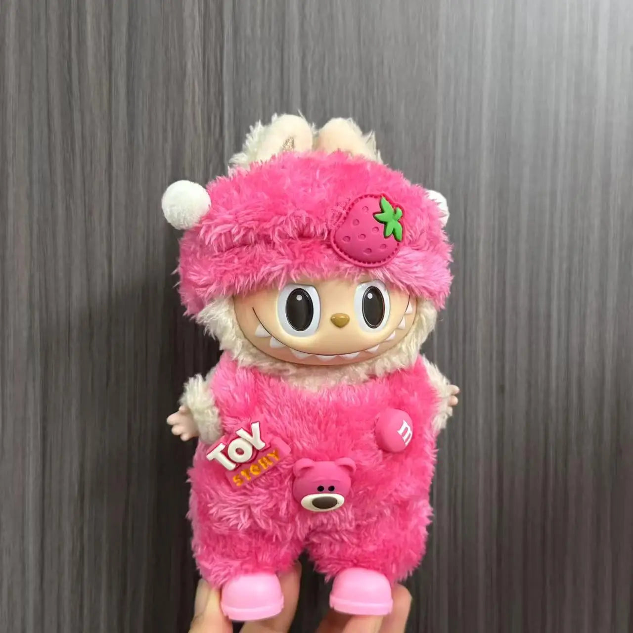 Cute Doll Clothes for LABUBU Mini Plush Doll Clothing Set The Monsters Outfit 17cm Cotton Doll Dress Hat Accessories Kids Gift