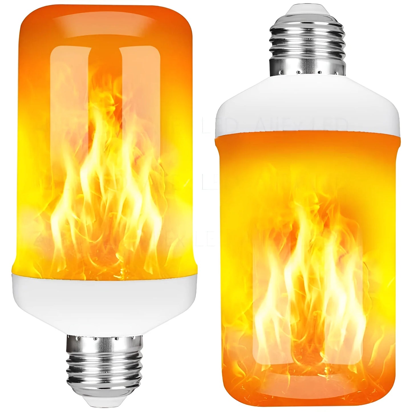 Hot 9W E14 E27 B22 LED Flame Bulb Fire lamp Corn Bulb Flickering LED Light Dynamic Flame Effect AC110V 220V for Home Lighting