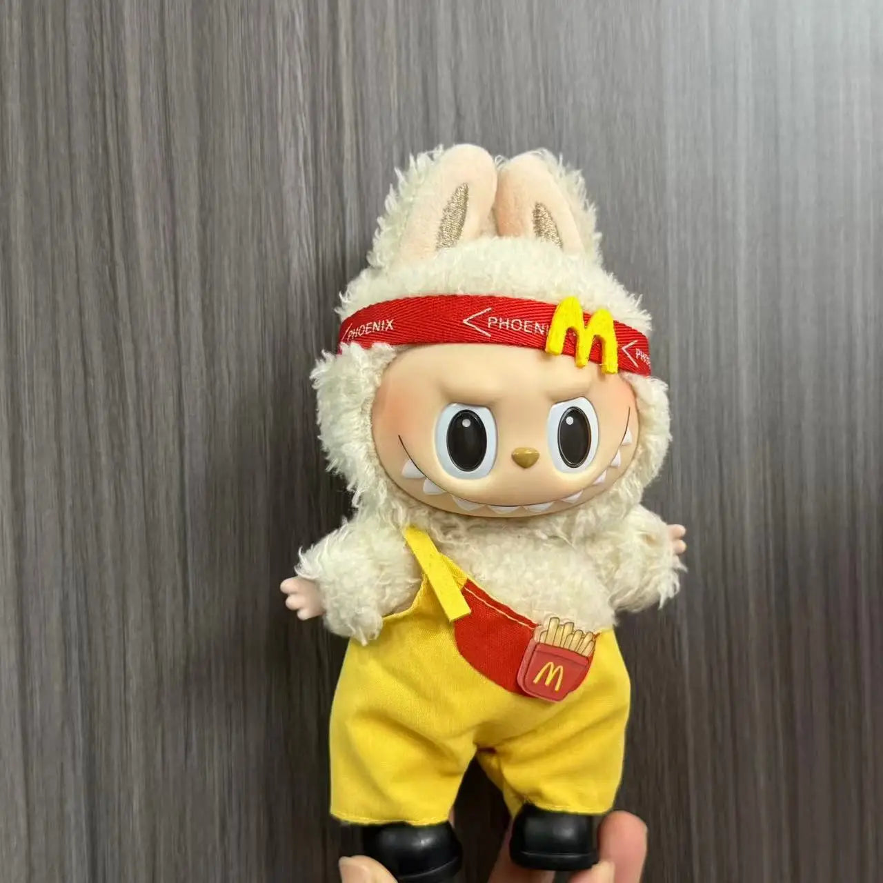 Cute Doll Clothes for LABUBU Mini Plush Doll Clothing Set The Monsters Outfit 17cm Cotton Doll Dress Hat Accessories Kids Gift