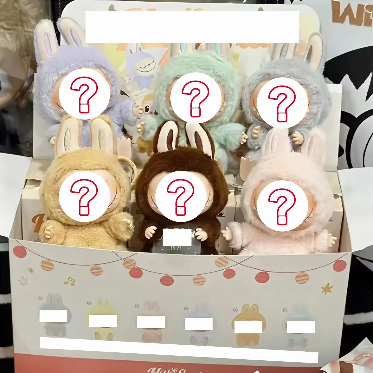 High quality canvas 3.0 generation front high-energy macaron vinyl face trendy plush toy blind box toy