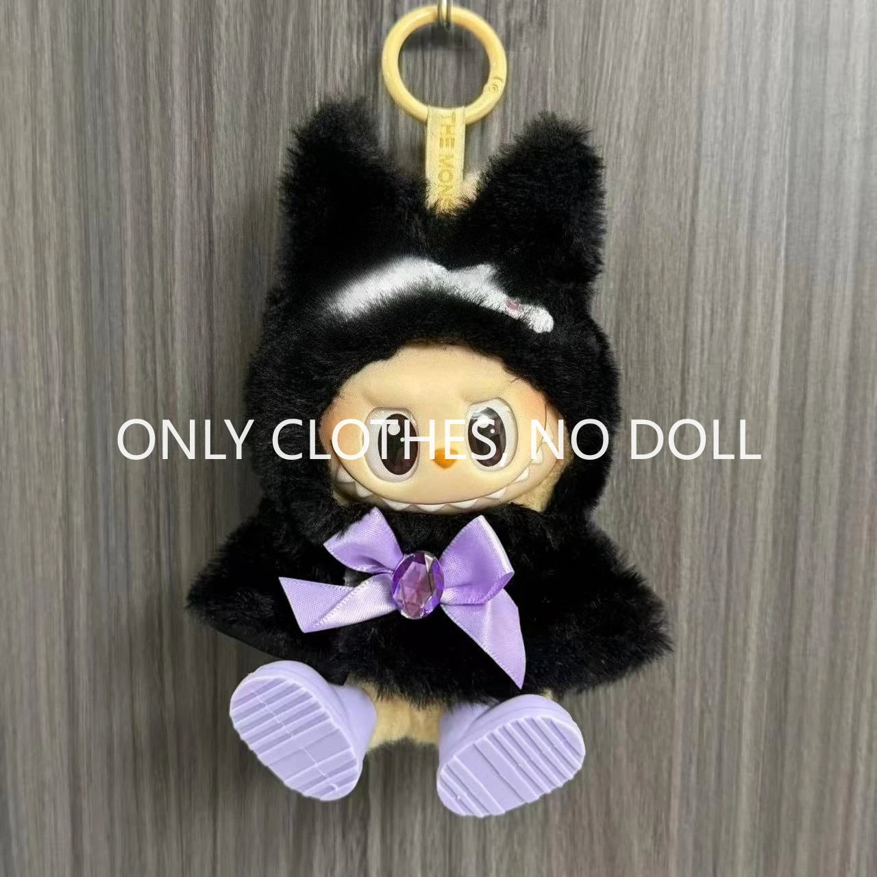 Cute Doll Clothes for LABUBU Mini Plush Doll Clothing Set The Monsters Outfit 17cm Cotton Doll Dress Hat Accessories Kids Gift