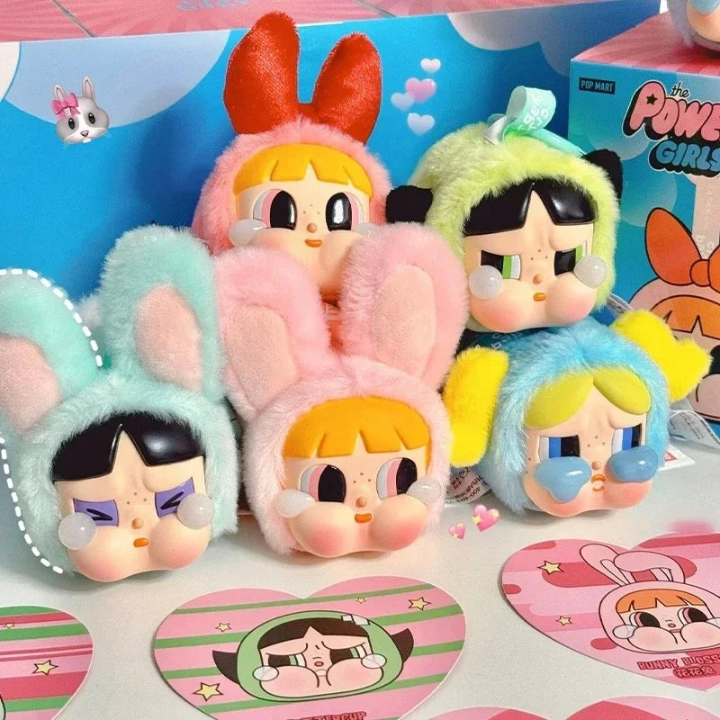 Crybabby Girls' Vinyl Dollface Stuffed Animated Characters, PowerPuff Girls Series Accessories, Gifts for Friends, 2025