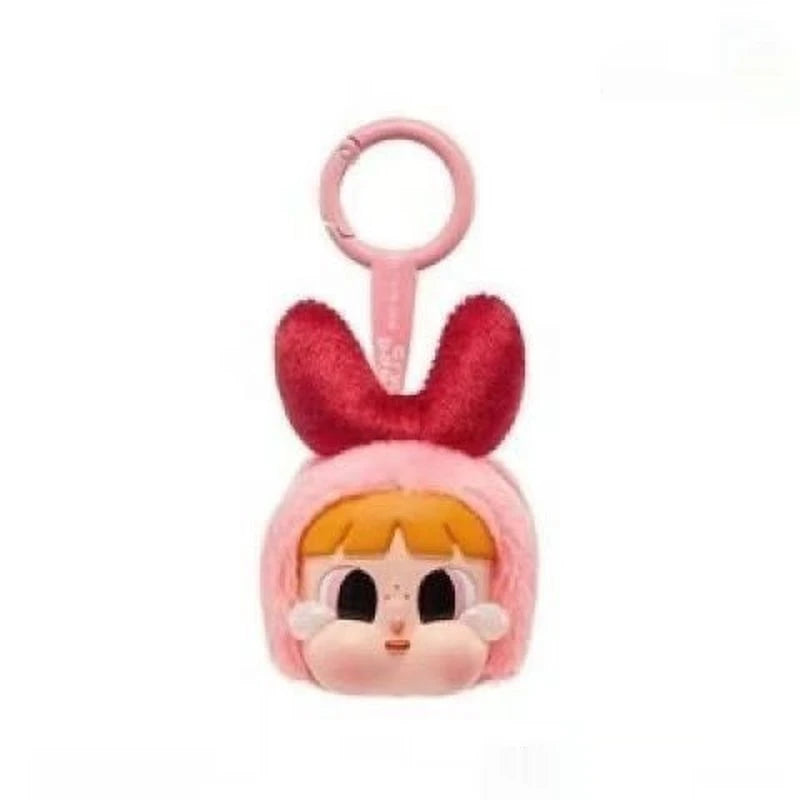 Vinyl Faced Power Girls Doll Bag Decoration Mobile Phone Pendant Cute Ugly Cute Keychain Friend Gift