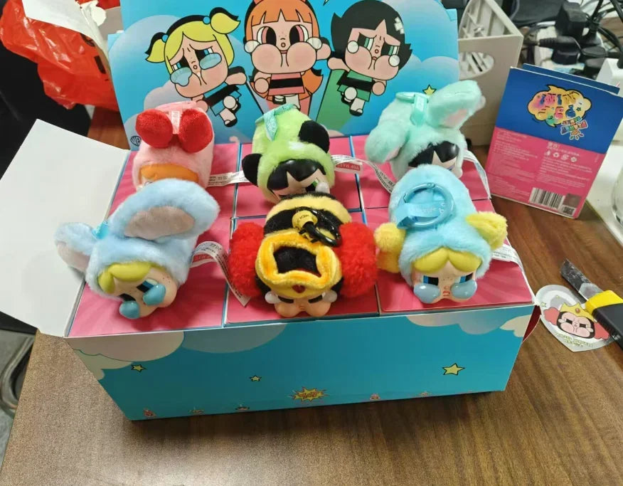 Crybabby Girls' Vinyl Dollface Stuffed Animated Characters, PowerPuff Girls Series Accessories, Gifts for Friends, 2025