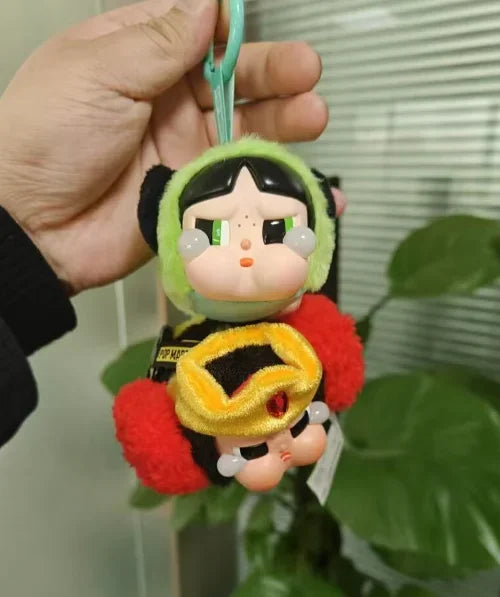 Crybabby Girls' Vinyl Dollface Stuffed Animated Characters, PowerPuff Girls Series Accessories, Gifts for Friends, 2025