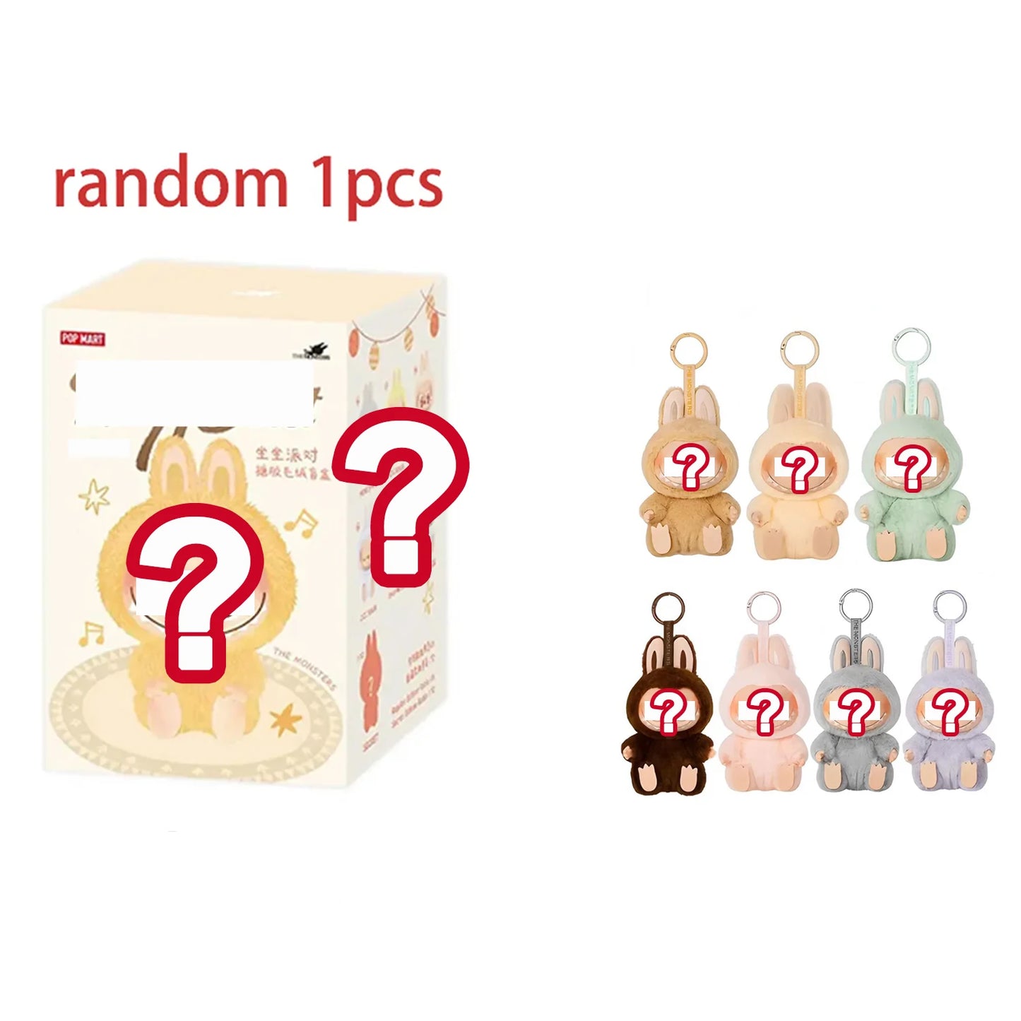 High quality canvas 3.0 generation front high-energy macaron vinyl face trendy plush toy blind box toy
