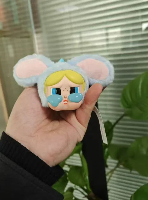 Crybabby Girls' Vinyl Dollface Stuffed Animated Characters, PowerPuff Girls Series Accessories, Gifts for Friends, 2025