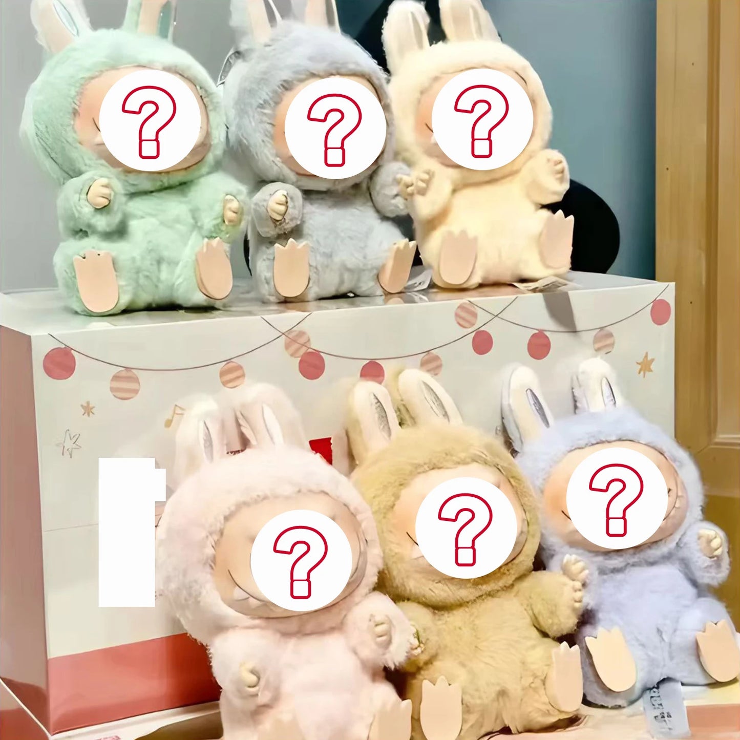 High quality canvas 3.0 generation front high-energy macaron vinyl face trendy plush toy blind box toy