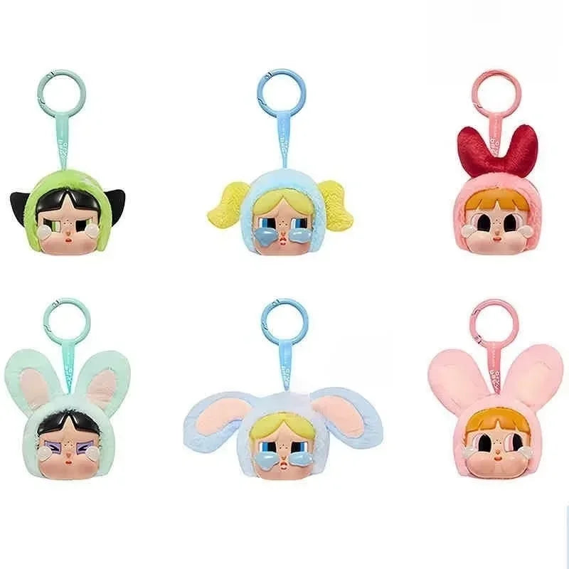 Crybabby Girls' Vinyl Dollface Stuffed Animated Characters, PowerPuff Girls Series Accessories, Gifts for Friends, 2025