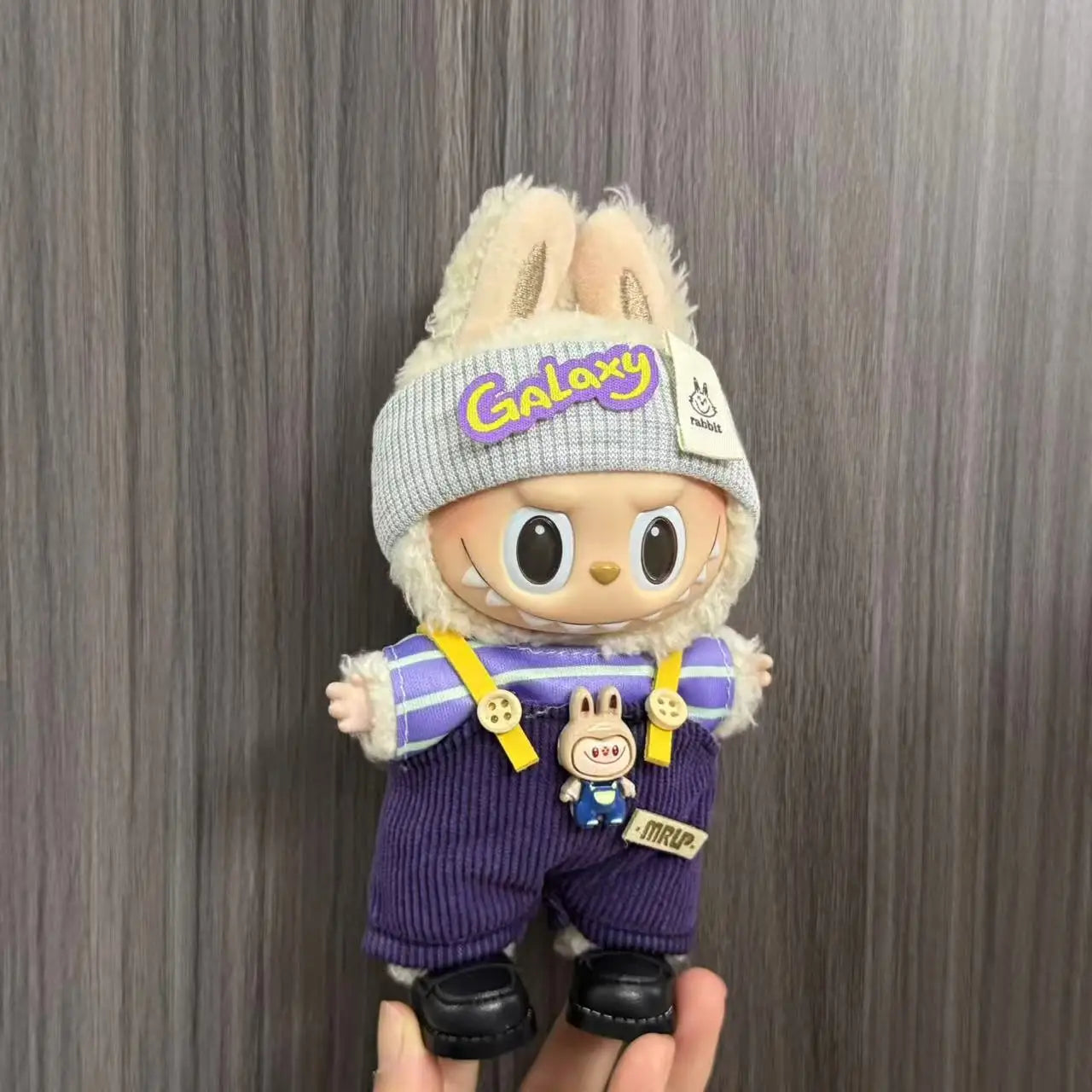 Cute Doll Clothes for LABUBU Mini Plush Doll Clothing Set The Monsters Outfit 17cm Cotton Doll Dress Hat Accessories Kids Gift