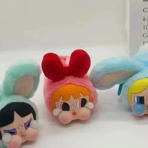 Vinyl Faced Power Girls Doll Bag Decoration Mobile Phone Pendant Cute Ugly Cute Keychain Friend Gift